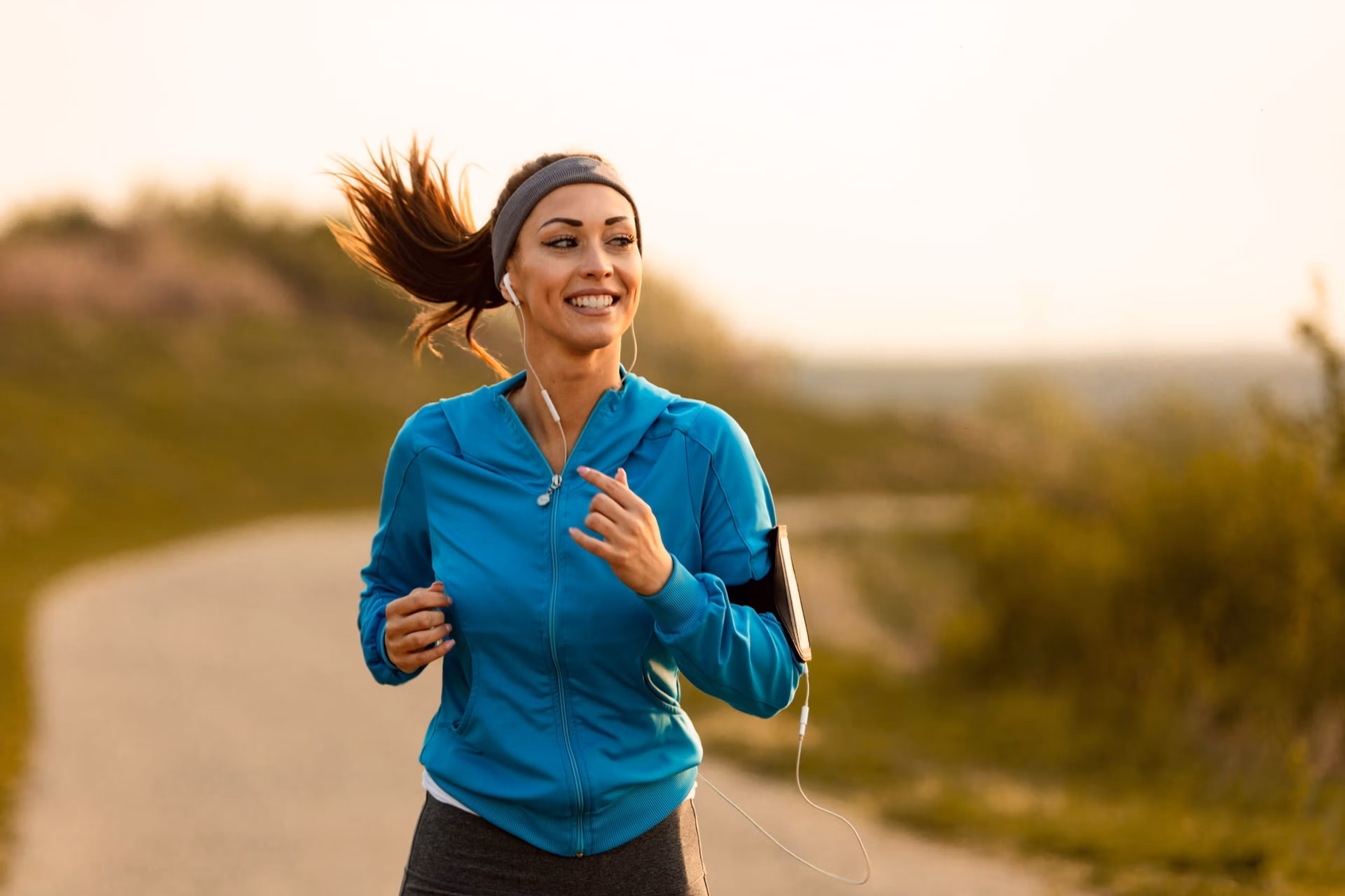 Woman confident in her fitness lifestyle